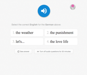 memrise-id from audio
