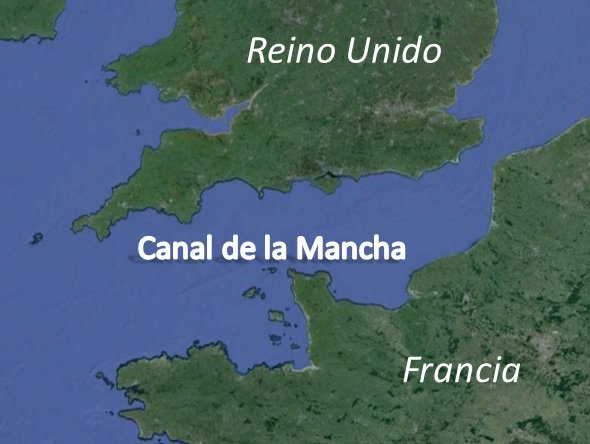 English Channel = Canal de la Mancha = “Canal of the spot” = Funny Story